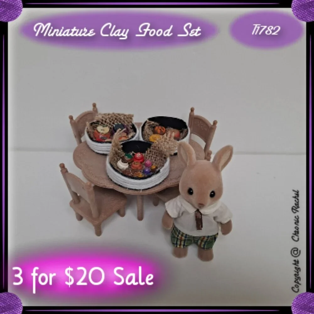 3-Pack Autumn Glued-Together Dessert Baskets